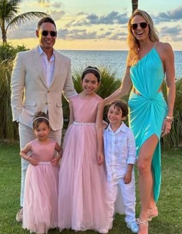 Jared Pobre and Stacy Keibler with their beautiful kids